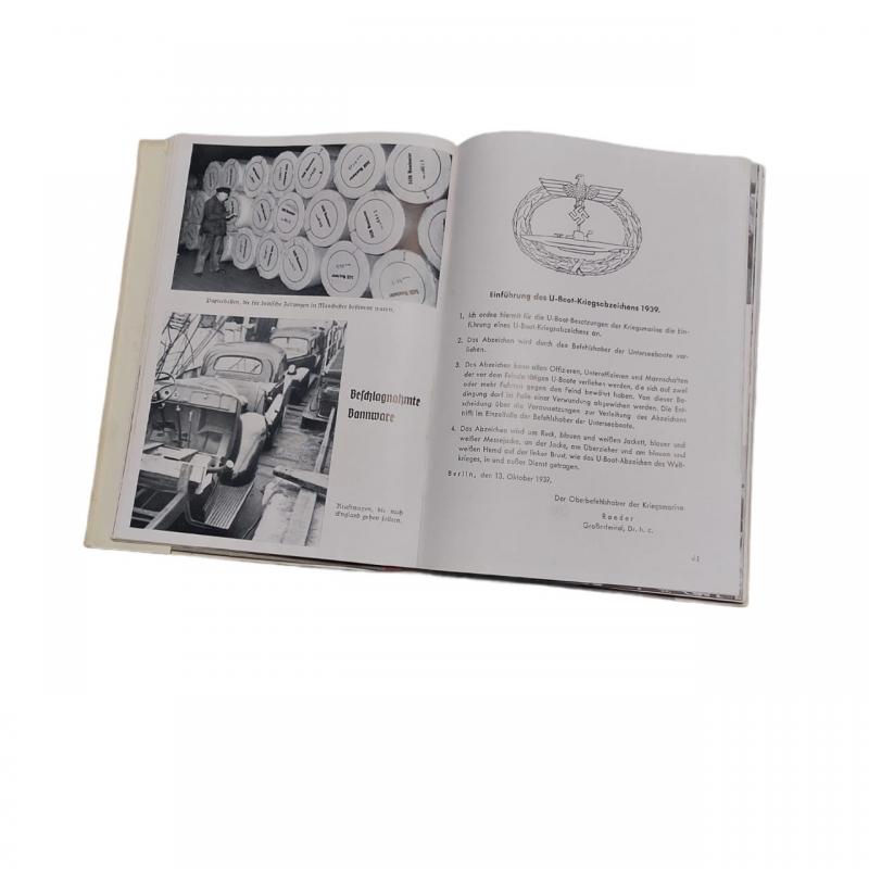 German Book 'Kriegsmarine am Feind - ein bildbericht über den Deutschen Freiheitskampf zur See'