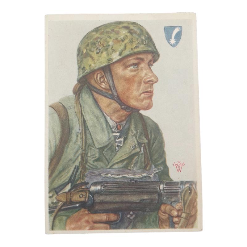 German Willrich 'Fallschirmjager' Postcard