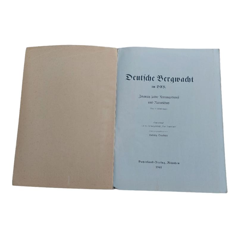 German Book 'Deutsche Bergwacht im SuB - Zwanzig Jahre Rettungsdienst und NaturschuB'