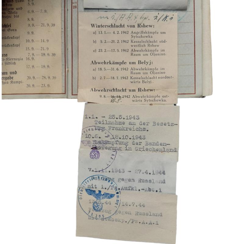 German K.I.A. Wehrpass Set