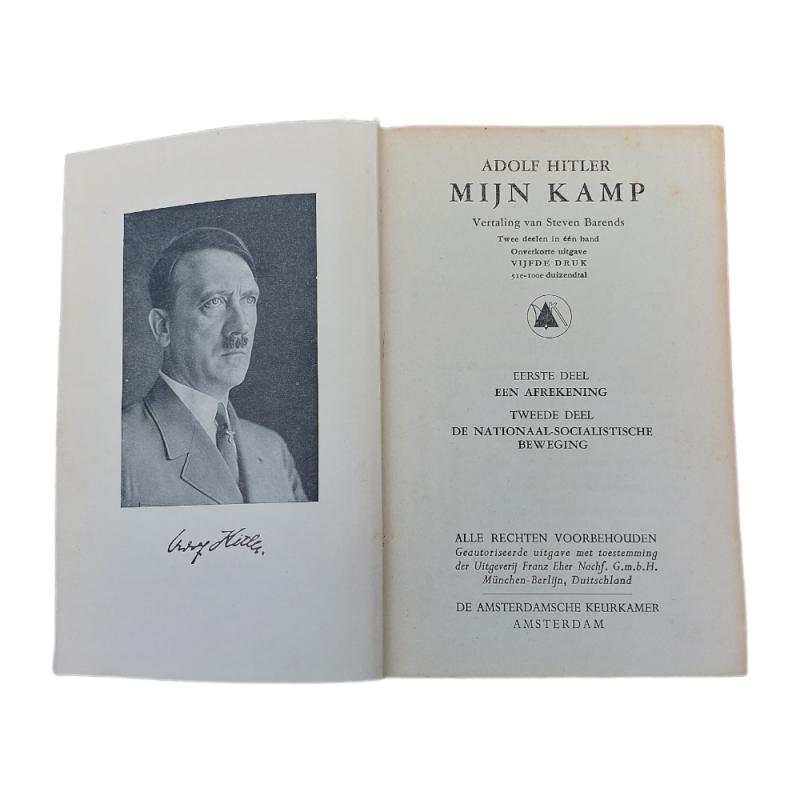 German Book 'Mein Kampf' (Dutch Version)