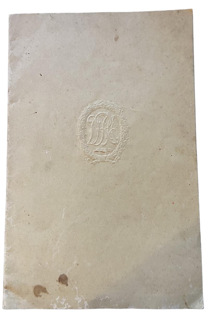 German DRL Sports Badge Booklet