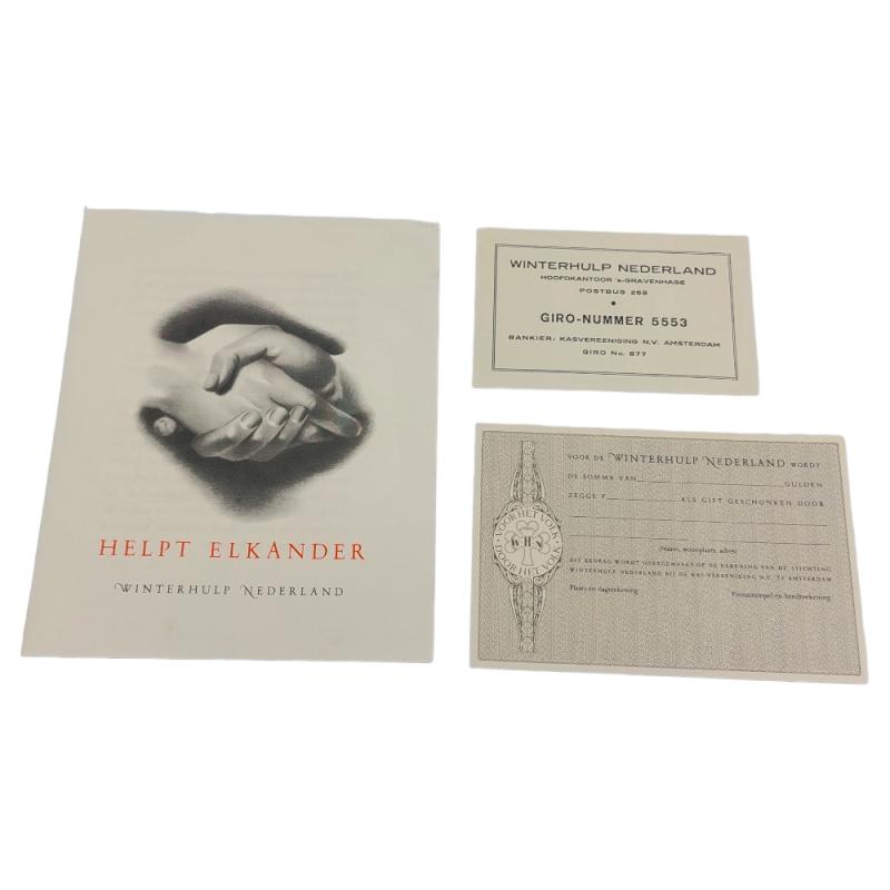 Dutch Winterhulp (Winterhulp Nederland - WHN) Folder Set