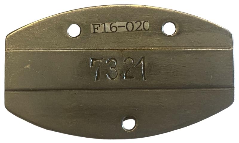 DWM 7321 Aluminium Forced Labor Dog-Tag