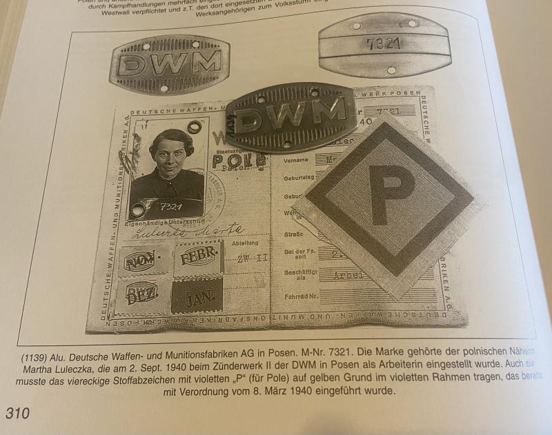 DWM 7321 Aluminium Forced Labor Dog-Tag