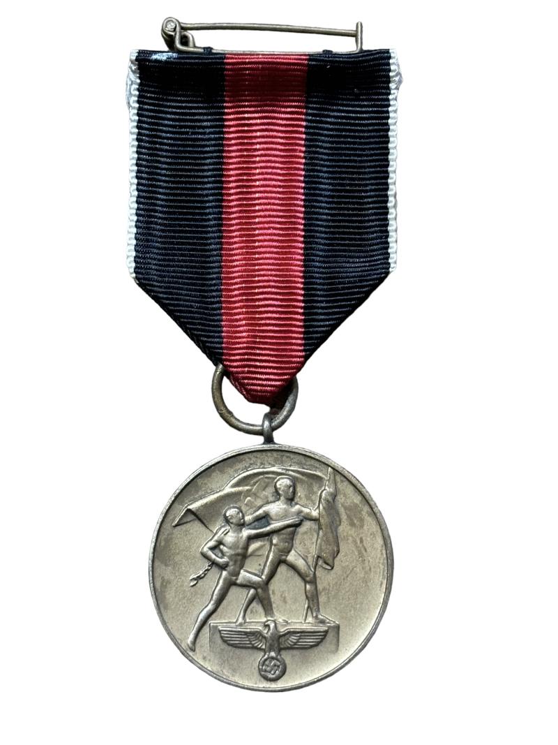 Sudeten annexation medal with case