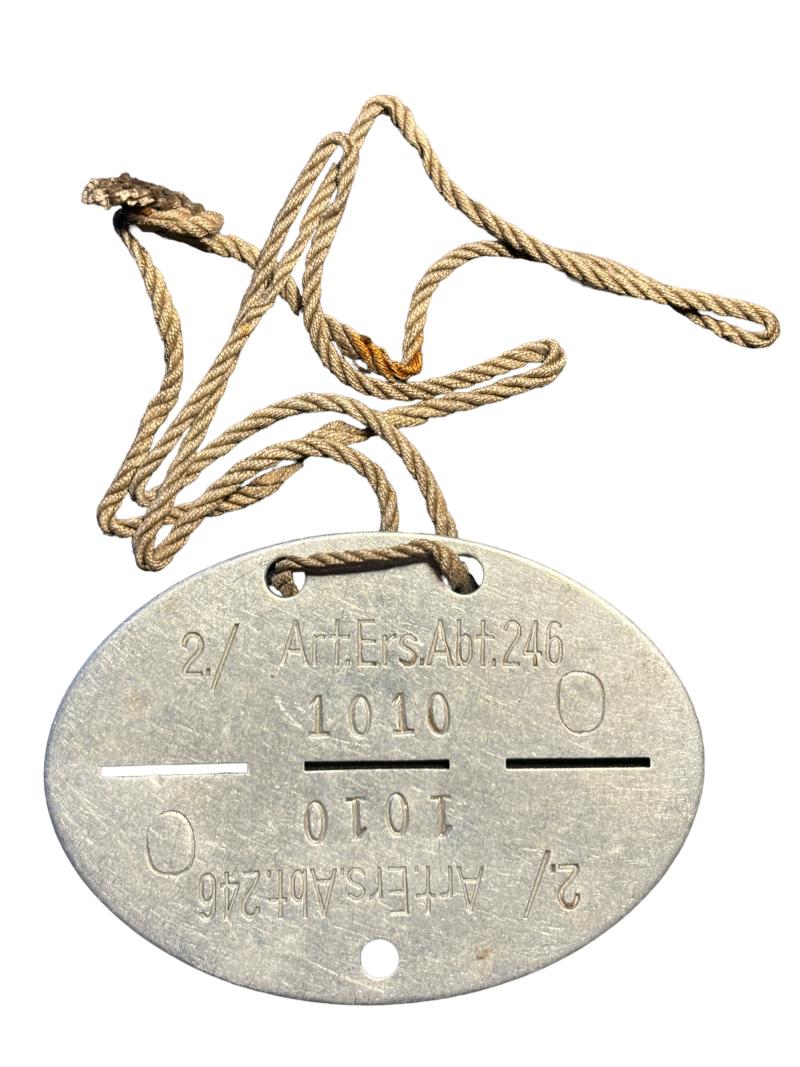 Erkennungsmarke 2./Art.Ers.Abt.246