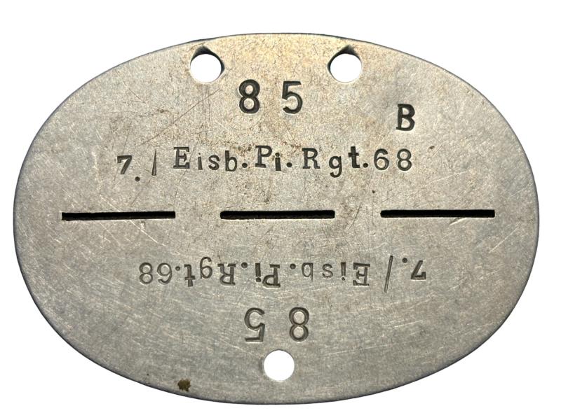 Erkennungsmarke 7./Eisb.Pi.Rgt.68
