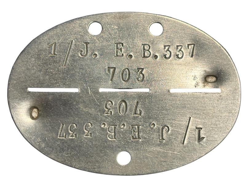 Erkennungsmarke 1/J.E.B.337