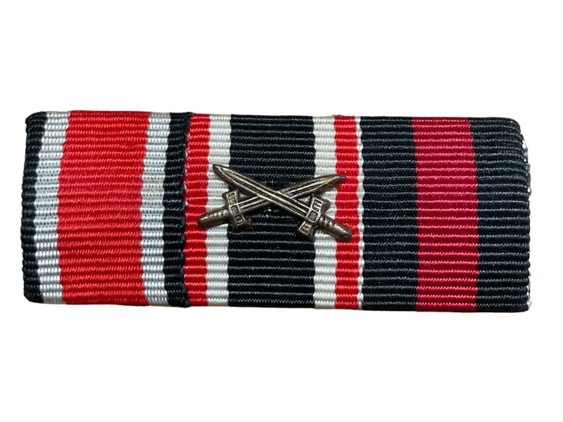 German 3 place ribbon bar