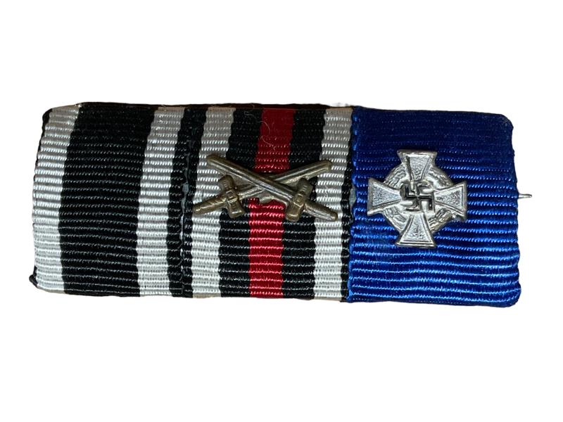 German 3 place ribbon bar