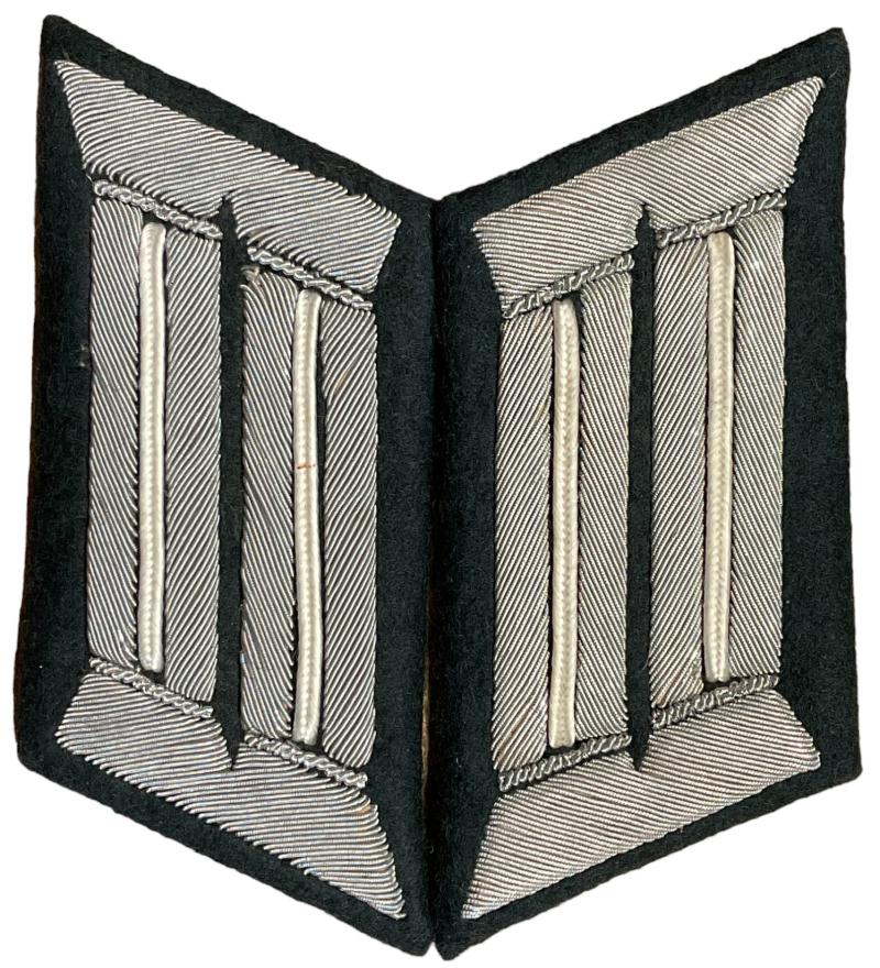 German Heer Infantry Officer Collar Tabs