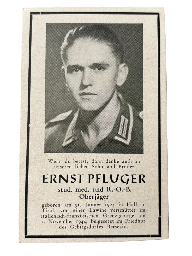 German Heer Deatchard of a Oberjäger