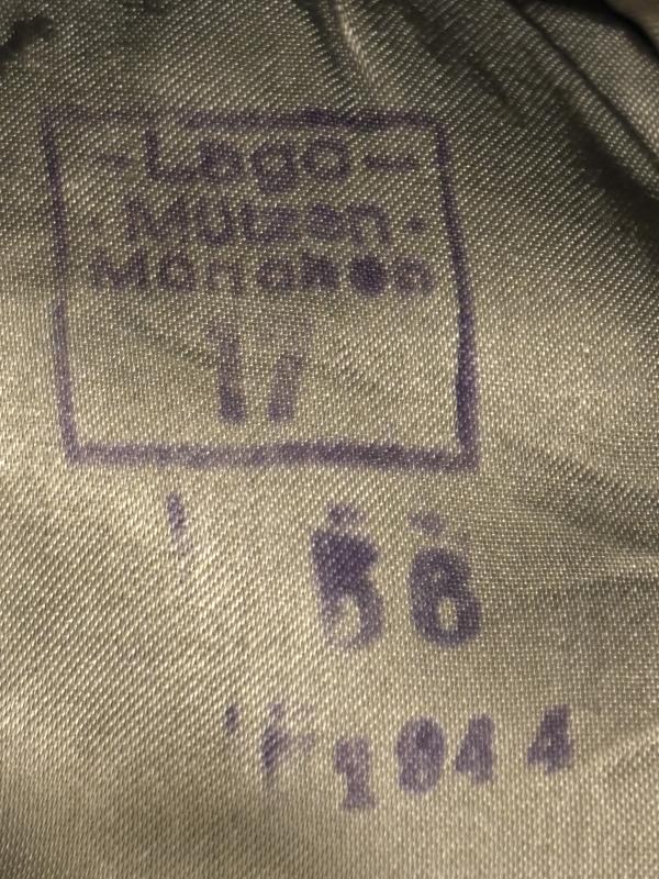 German Panzer (Heer) M43 black field cap 1944